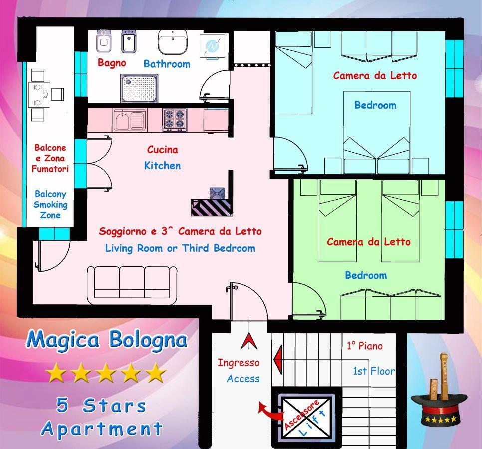 Apartament Magica Bolonia Zewnętrze zdjęcie